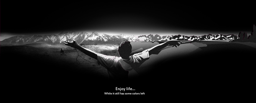 Enjoy Life... While It Still Has Some Colors Left by Jurryt Visser