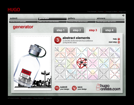 HUGO Create design generator